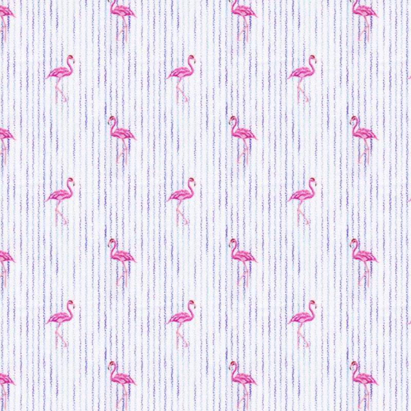 Image of a Pink & White Poplin Prints Giza Cotton Shirting Fabric
