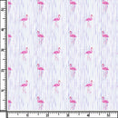 Image of a Pink & White Poplin Prints Giza Cotton Shirting Fabric
