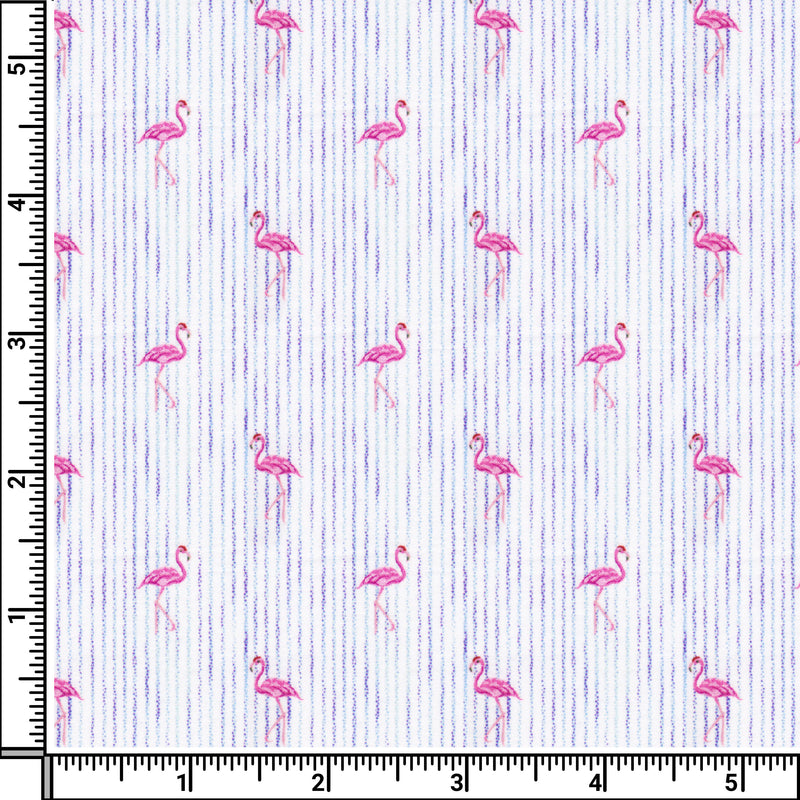 Image of a Pink & White Poplin Prints Giza Cotton Shirting Fabric