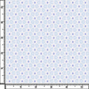 Image of a Sky-Blue & Blue Satin Prints Giza Cotton Shirting Fabric