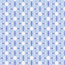 Image of a Sky-Blue & White End on End Prints Cotton Linen Blend Shirting Fabric