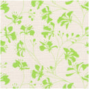Image of a White & Lime End on End Prints Cotton Linen Blend Shirting Fabric
