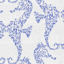 Image of a White & Purple End on End Prints Cotton Linen Blend Shirting Fabric