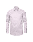 Image of a White & Red Poplin Prints Giza Cotton Shirting Fabric