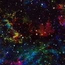 Image of a Black & Light-Green Satin Prints Poly Viscose Lining Fabric