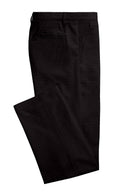 Image of a Black & Maroon Worsted Dobby Merino Wool Pants Fabric