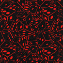 Image of a black & red Satin Prints Poly Viscose Lining Fabric