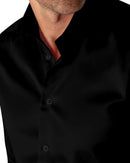 Image of a Black Twill Solids Giza Cotton Shirting Fabric