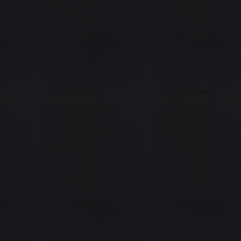 Image of a Black Worsted Twill Merino Wool Pants Fabric