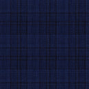 Image of a Blue & Burgundy Worsted Checks Merino Wool Blazers Fabric