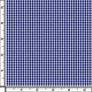 Image of a Blue & White Dobby Checks Cotton Linen Blend Shirting Fabric
