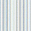 Image of a Blue & White Dobby Stripes Giza Cotton Shirting Fabric