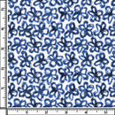 Image of a Blue & White Oxford Prints Linen Shirting Fabric