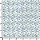 Image of a Blue & White Oxford Prints Linen Shirting Fabric
