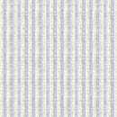 Image of a Blue & White Oxford Stripes Cotton Linen Blend Shirting Fabric