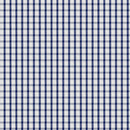 Image of a Blue & White Poplin Checks Giza Cotton Shirting Fabric