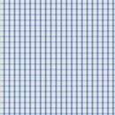 Image of a Blue & White Poplin Checks Giza Cotton Shirting Fabric