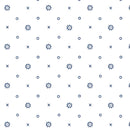 Image of a Blue & White Poplin Prints Giza Cotton Shirting Fabric