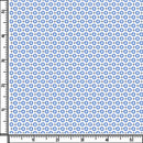 Image of a Blue & White Poplin Prints Giza Cotton Shirting Fabric