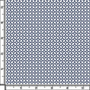 Image of a Blue & White Poplin Prints Giza Cotton Shirting Fabric