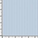 Image of a Blue & White Poplin Stripes Giza Cotton Shirting Fabric