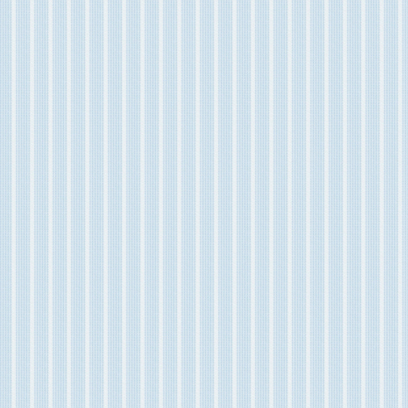 Image of a Blue & White Poplin Stripes Giza Cotton Shirting Fabric