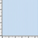 Image of a Blue & White Poplin Stripes Giza Cotton Shirting Fabric