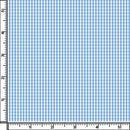 Image of a Blue & White Twill Checks Giza Cotton Shirting Fabric