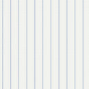 Image of a Blue & White Twill Stripes Giza Cotton Shirting Fabric