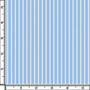 Image of a Blue & White Twill Stripes Giza Cotton Shirting Fabric