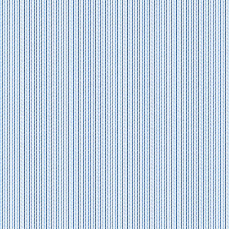 Image of a Blue & White Twill Stripes Giza Cotton Shirting Fabric