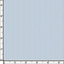 Image of a Blue & White Twill Stripes Giza Cotton Shirting Fabric