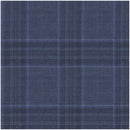 Image of a Blue & White Worsted Checks Merino Wool Blazers Fabric