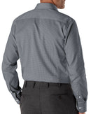 Image of a Blue Dobby Micropattern Giza Cotton Shirting Fabric