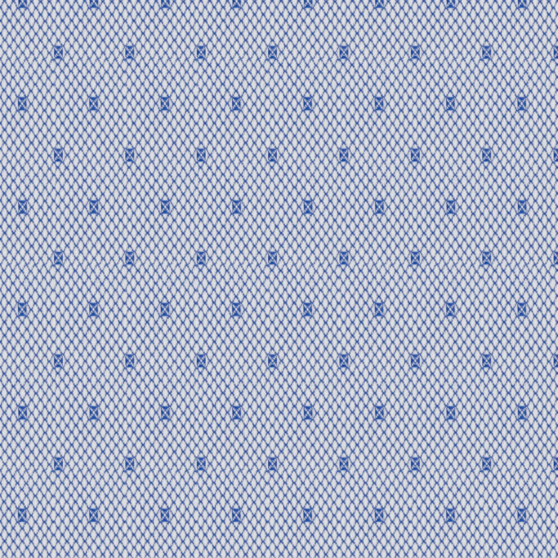 Image of a Blue Dobby Micropattern Giza Cotton Shirting Fabric