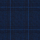 Image of a Blue Flannel Checks Merino Wool Pants Fabric