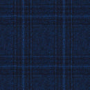Image of a Blue Flannel Checks Merino Wool Suiting Fabric