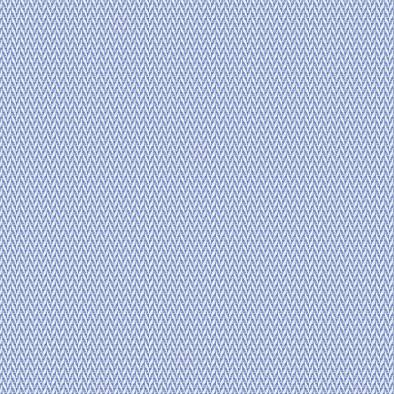 Image of a Blue Herringbone Micropattern Giza Cotton Shirting Fabric