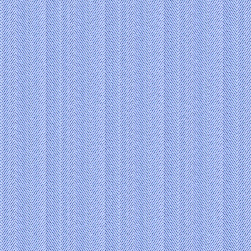 Image of a Blue Herringbone Micropattern Giza Cotton Shirting Fabric