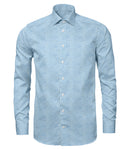 Image of a Blue Oxford Solids Linen Shirting Fabric