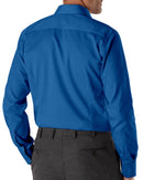 Image of a Blue Satin Solids Giza Cotton Shirting Fabric
