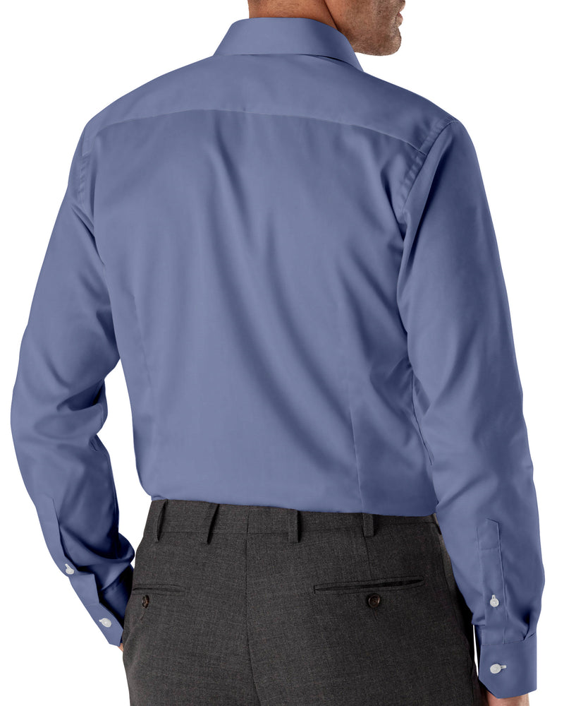 Image of a Blue Twill Micropattern Giza Cotton Shirting Fabric