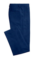 Image of a Blue Worsted Dobby Merino Wool Pants Fabric