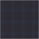 Image of a Brown & Blue Worsted Checks Merino Wool Suiting Fabric