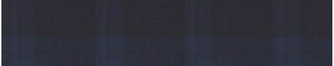 Midnight-Blue & Green Worsted Checks Merino Wool Suiting Fabric