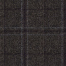 Image of a Brown Flannel Checks Merino Wool Blazers Fabric