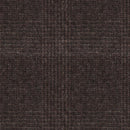 Image of a Brown Flannel Checks Merino Wool Suiting Fabric