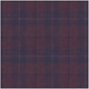 Image of a Burgundy & Navy-Blue Worsted Checks Merino Wool Blazers Fabric