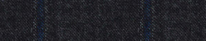 Blue & Brown Flannel Checks Merino Wool Suiting Fabric