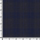 Image of a Charcoal & Navy-Blue Worsted Checks Merino Wool Blazers Fabric